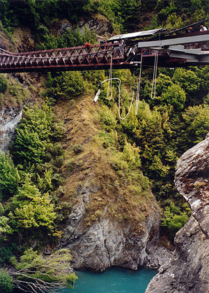 Bungeejumpen Franse Alpen