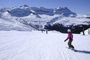 Snowboarden Franse Alpen